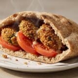 سندوتش طعمية شرائح طماطم